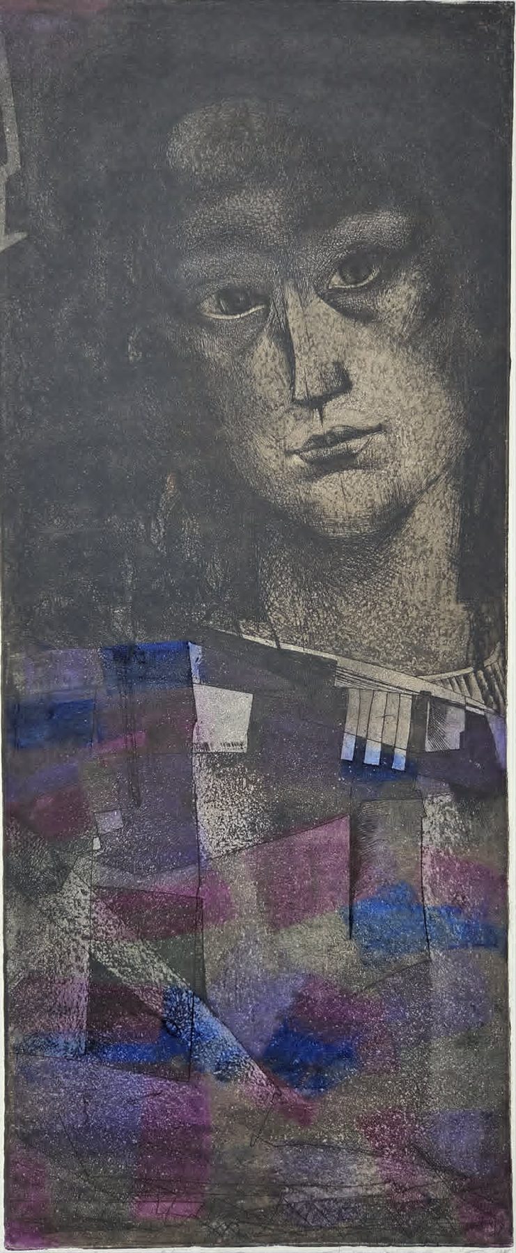 Alisa — zinc plate etching on paper, 1989