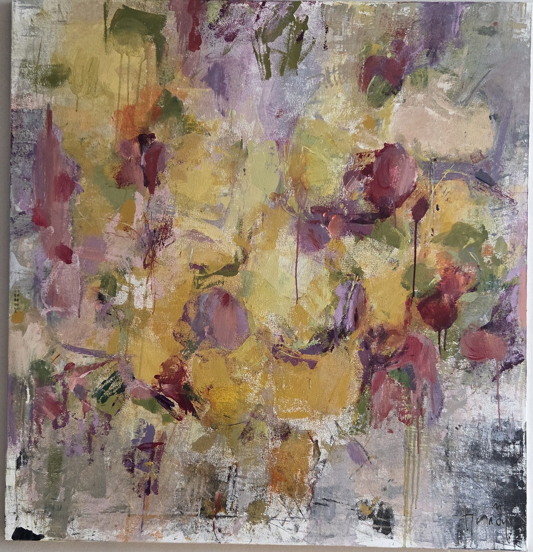 Autumn Leaves I — acrylic on canvas, 2024