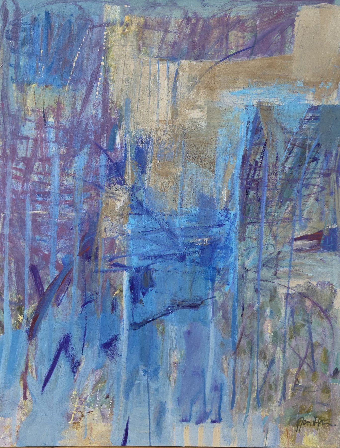 Composition — acrylic on canvas, 2024