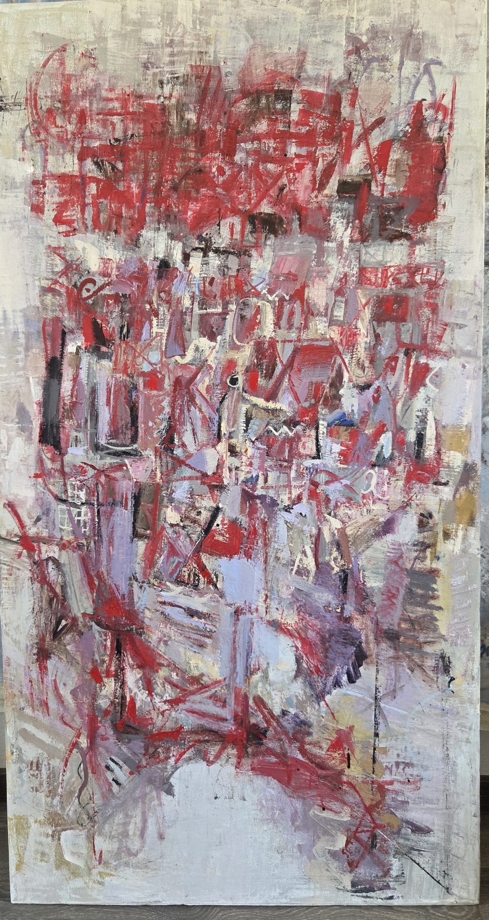 Letters — oil on canvas, 2025