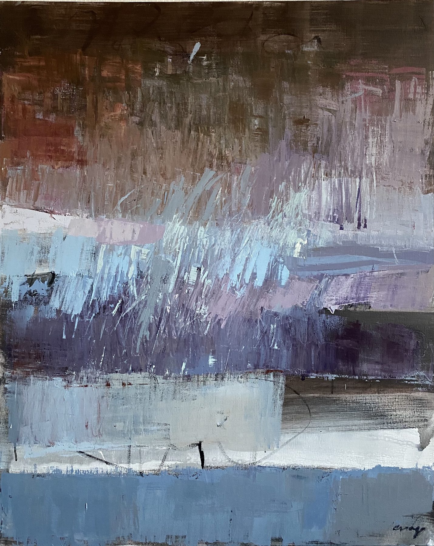 Parallel Lines — acrylic on canvas, 2021